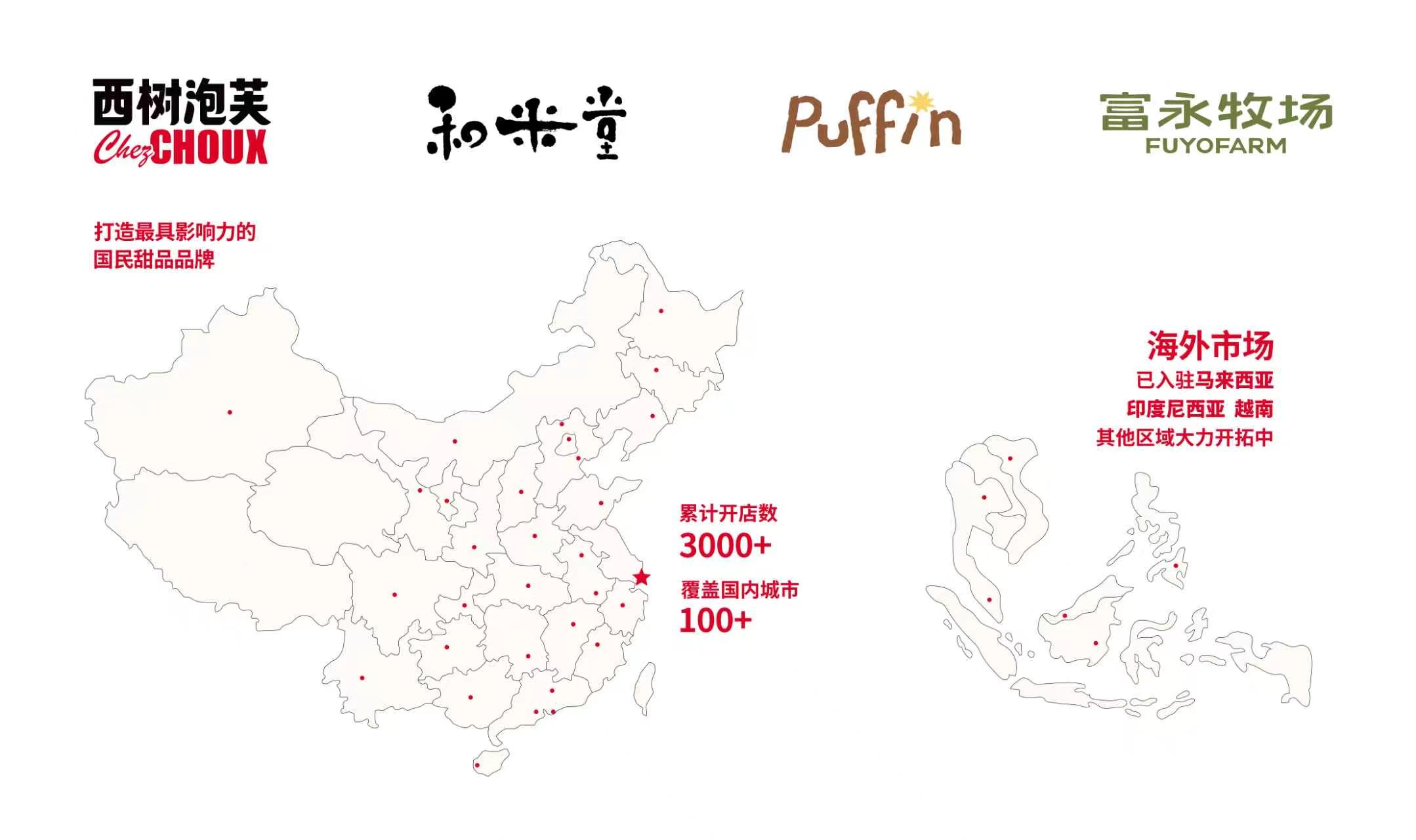 Vimiu nationwide footprint map covering 100+ cities in China, 3000+ stores opened, overseas markets expanding